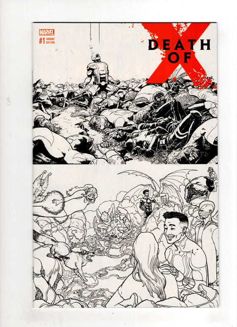Death of X #1 (Cvr B) (2016) Incentive Aaron Kuder Sketch B Incentive Aaron Kuder Sketch Buy & Sell Comics Online Comic Shop Toronto Canada