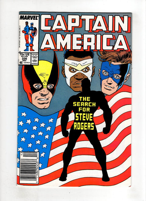 Captain America, Vol. 1 #336 (1987) Newsstand Edition Newsstand Edition Buy & Sell Comics Online Comic Shop Toronto Canada
