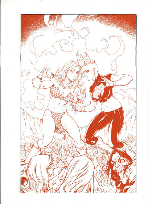 Red Sonja: Age of Chaos #1 (Cvr AQ) (2020) FOC Garza B&W Tint AQ FOC Garza B&W Tint Buy & Sell Comics Online Comic Shop Toronto Canada