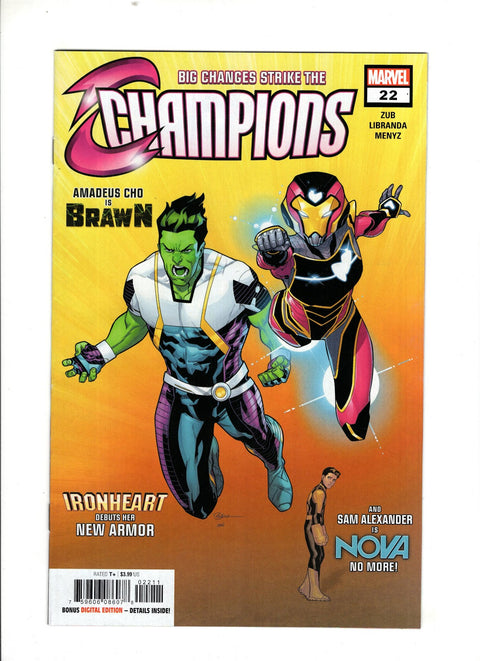 Champions, Vol. 2 (Marvel) #22 (Cvr A) (2018) Stefano Caselli A Stefano Caselli Buy & Sell Comics Online Comic Shop Toronto Canada