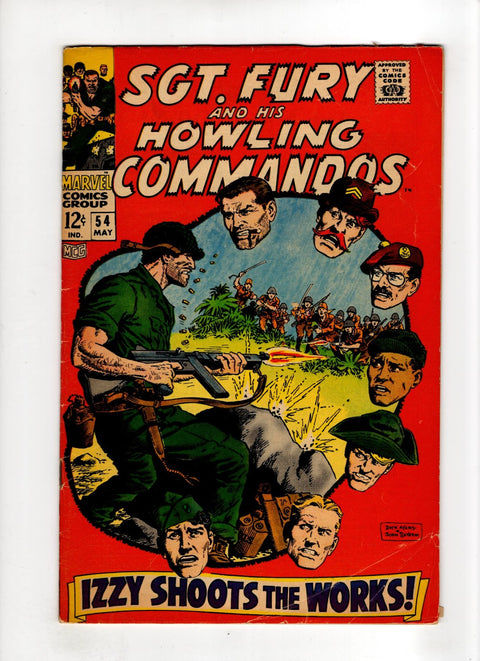 Sgt. Fury and His Howling Commandos #54 (1968) Buy & Sell Comics Online Comic Shop Toronto Canada