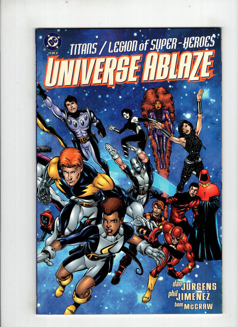 Titans / Legion of Super-Heroes: Universe Ablaze #1 (2000) Buy & Sell Comics Online Comic Shop Toronto Canada