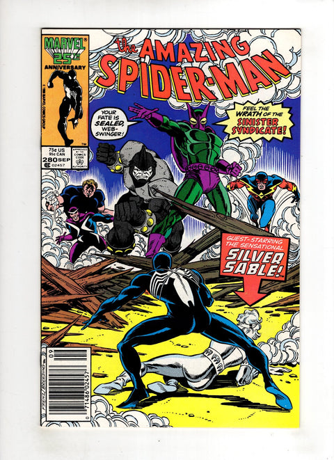 The Amazing Spider-Man, Vol. 1 #280 (1986) Newsstand Edition Newsstand Edition Buy & Sell Comics Online Comic Shop Toronto Canada