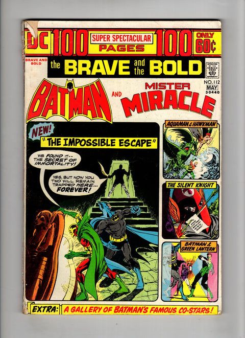 The Brave and the Bold, Vol. 1 #112 (1974) 100-Page Super Spectacular 100-Page Super Spectacular Buy & Sell Comics Online Comic Shop Toronto Canada