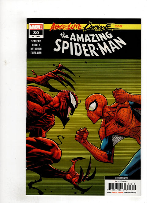 The Amazing Spider-Man, Vol. 5 #30 (Cvr G) (2019) 2nd Printing Ryan Ottley G 2nd Printing Ryan Ottley Buy & Sell Comics Online Comic Shop Toronto Canada