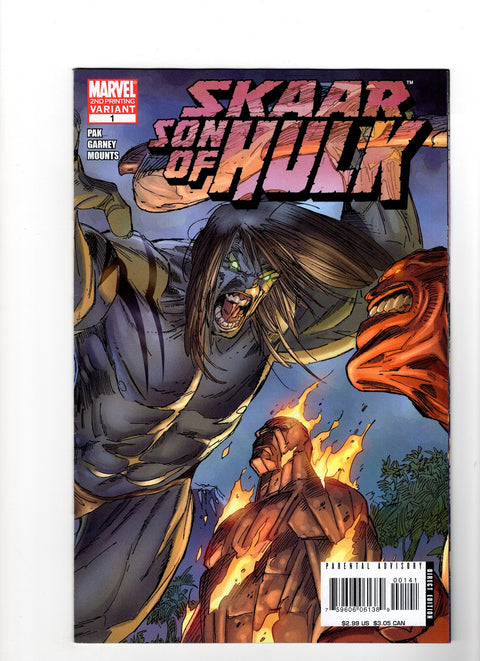 Skaar: Son of Hulk #1 (2008) 2nd Printing Ron Garney Variant 2nd Printing Ron Garney Variant Buy & Sell Comics Online Comic Shop Toronto Canada