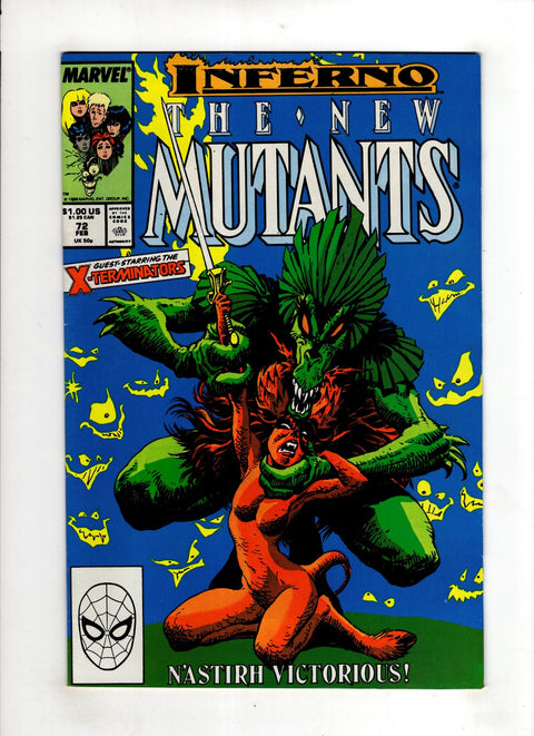 New Mutants, Vol. 1 #72 (1988) Buy & Sell Comics Online Comic Shop Toronto Canada