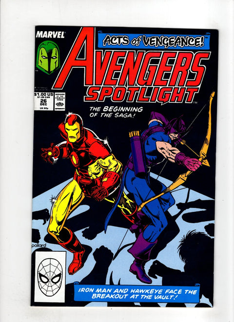 Avengers: Spotlight, Vol. 1 #26 (1989) Buy & Sell Comics Online Comic Shop Toronto Canada