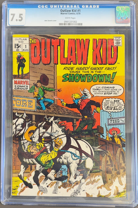 The Outlaw Kid, Vol. 2 #1 (CGC 7.5) (1970) Buy & Sell Comics Online Comic Shop Toronto Canada