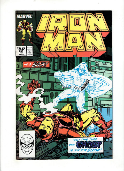 Iron Man, Vol. 1 #239 (1988) Buy & Sell Comics Online Comic Shop Toronto Canada