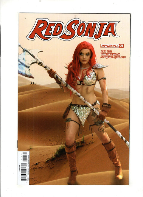 Red Sonja, Vol. 4 (Dynamite Entertainment) #24 (Cvr E) (2018) Cosplay Photo Subscription E Cosplay Photo Subscription Buy & Sell Comics Online Comic Shop Toronto Canada