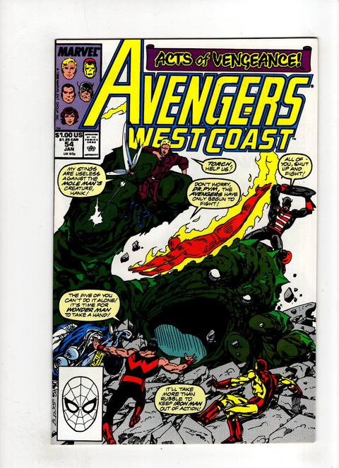 The West Coast Avengers, Vol. 2 #54 (1989) Buy & Sell Comics Online Comic Shop Toronto Canada