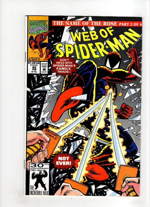 Web of Spider-Man, Vol. 1 #85 (1991) Buy & Sell Comics Online Comic Shop Toronto Canada