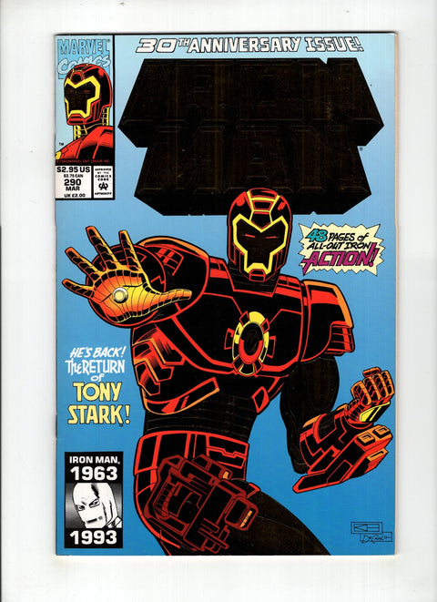 Iron Man, Vol. 1 #290 (1993) Buy & Sell Comics Online Comic Shop Toronto Canada