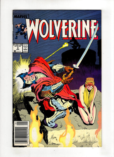 Wolverine, Vol. 2 #3 (1988) Newsstand Edition Newsstand Edition Buy & Sell Comics Online Comic Shop Toronto Canada