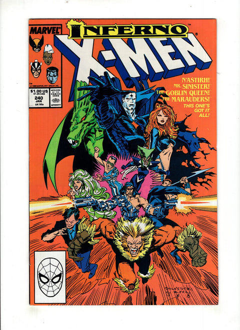 Uncanny X-Men, Vol. 1 #240 (1988) Buy & Sell Comics Online Comic Shop Toronto Canada