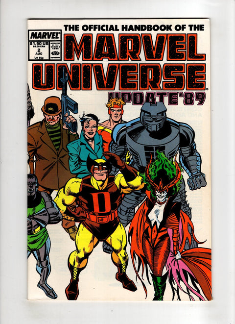 The Official Handbook of the Marvel Universe: Update '89 #2 (1989) Buy & Sell Comics Online Comic Shop Toronto Canada