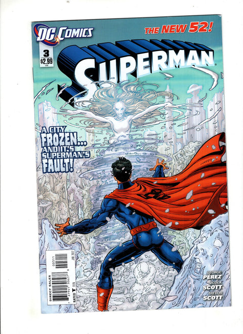 Superman, Vol. 3 #3 (Cvr A) (2011) George Pérez A George Pérez Buy & Sell Comics Online Comic Shop Toronto Canada