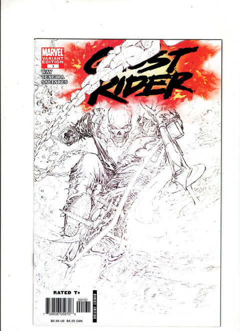 Ghost Rider, Vol. 5 #1 (Cvr C) (2006) Marc Silvestri Incentive Sketch Variant (1:30) C Marc Silvestri Incentive Sketch Variant (1:30) Buy & Sell Comics Online Comic Shop Toronto Canada