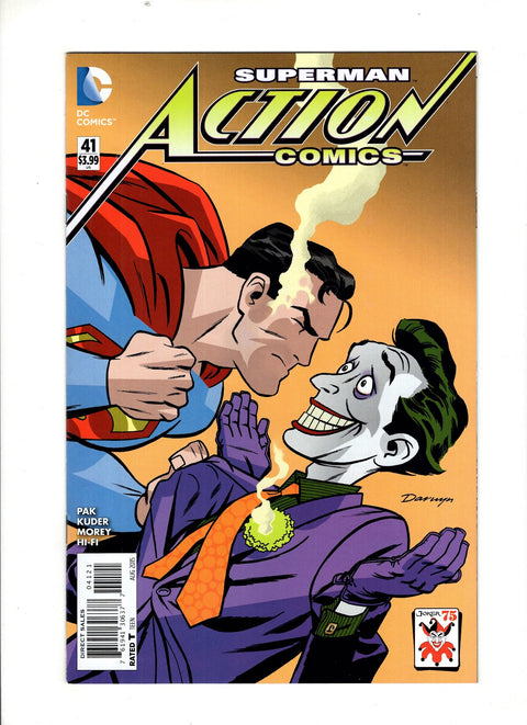 Action Comics, Vol. 2 #41 (Cvr B) (2015) Joker 75th Anniversary Variant - Darwyn Cooke B Joker 75th Anniversary Variant - Darwyn Cooke Buy & Sell Comics Online Comic Shop Toronto Canada