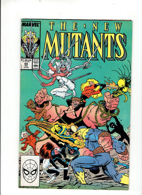 New Mutants, Vol. 1 #65 (1988) Buy & Sell Comics Online Comic Shop Toronto Canada