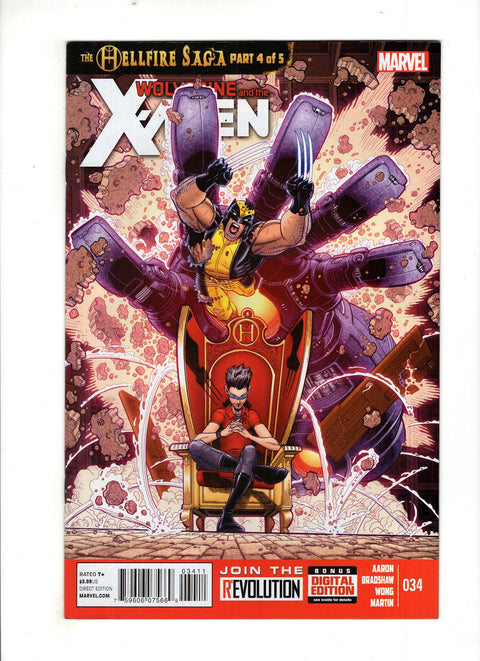 Wolverine & the X-Men, Vol. 1 #34 (2013) Nick Bradshaw Nick Bradshaw Buy & Sell Comics Online Comic Shop Toronto Canada