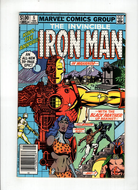 Iron Man Annual #5 (1982) Newsstand Edition Newsstand Edition Buy & Sell Comics Online Comic Shop Toronto Canada