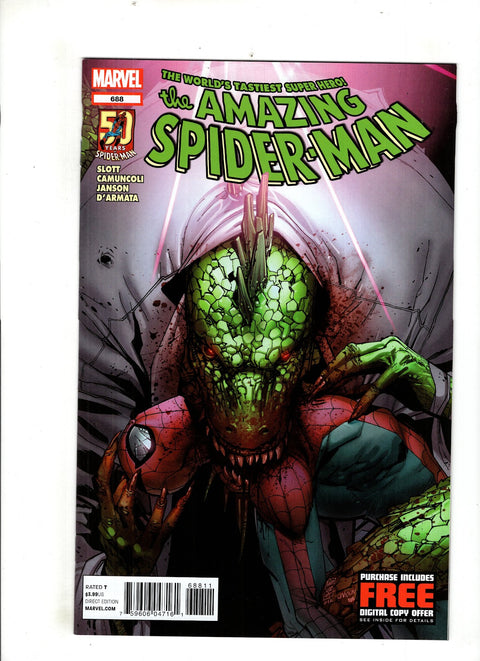 The Amazing Spider-Man, Vol. 2 #688 (Cvr A) (2012) Giuseppe Camuncoli A Giuseppe Camuncoli Buy & Sell Comics Online Comic Shop Toronto Canada