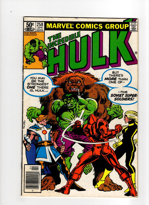 The Incredible Hulk, Vol. 1 #258 (1981) Newsstand Edition Newsstand Edition Buy & Sell Comics Online Comic Shop Toronto Canada