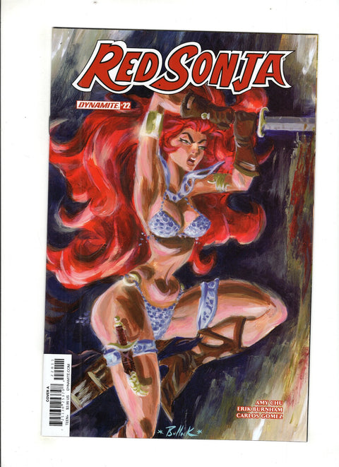 Red Sonja, Vol. 4 (Dynamite Entertainment) #22 (Cvr C) (2018) Tom Mandrake & Sian Mandrake C Tom Mandrake & Sian Mandrake Buy & Sell Comics Online Comic Shop Toronto Canada