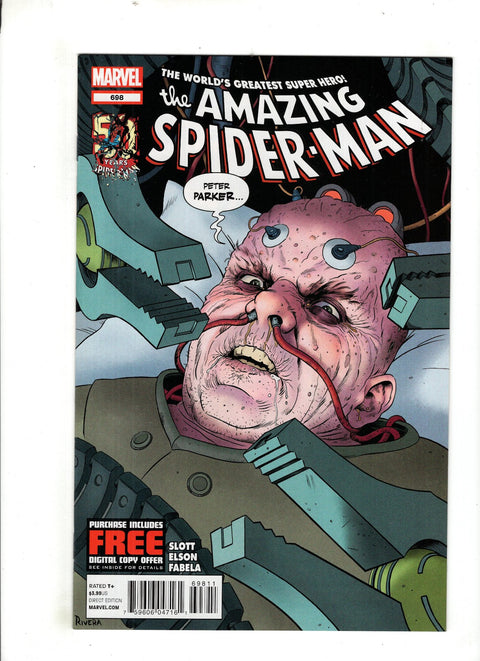 The Amazing Spider-Man, Vol. 2 #698 (Cvr A) (2012) Paolo Rivera A Paolo Rivera Buy & Sell Comics Online Comic Shop Toronto Canada