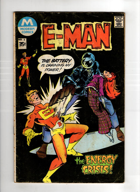 E-Man, Vol. 1 (Charlton / Modern Comics) #3 (1978) Modern Comics Reprint Modern Comics Reprint Buy & Sell Comics Online Comic Shop Toronto Canada