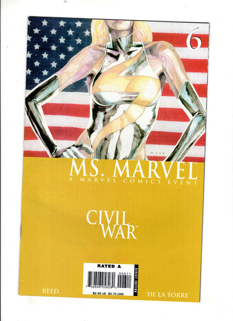 Ms. Marvel, Vol. 2 #6 (Cvr A) (2006) David Mack A David Mack Buy & Sell Comics Online Comic Shop Toronto Canada
