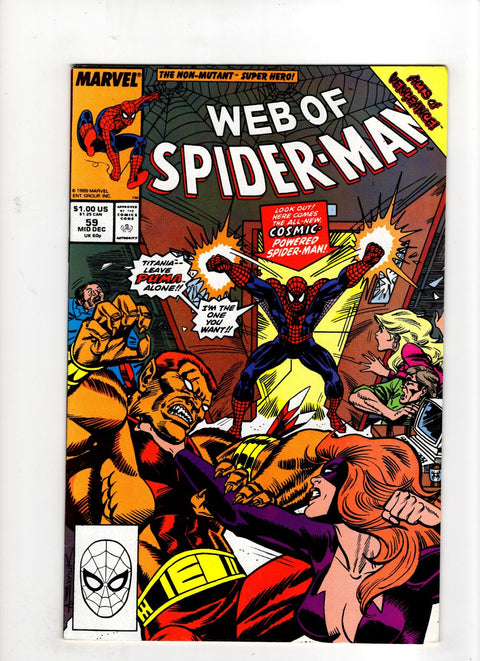 Web of Spider-Man, Vol. 1 #59 (1989) Buy & Sell Comics Online Comic Shop Toronto Canada