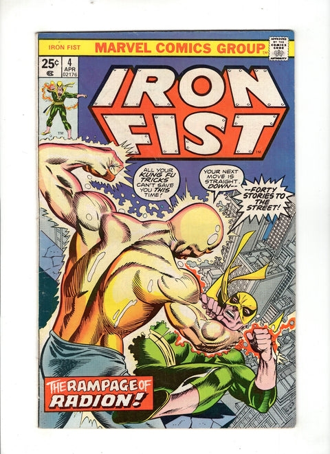 Iron Fist, Vol. 1 #4 (1976) Buy & Sell Comics Online Comic Shop Toronto Canada