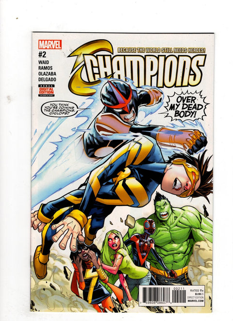 Champions, Vol. 2 (Marvel) #2 (Cvr A) (2016) Humberto Ramos A Humberto Ramos Buy & Sell Comics Online Comic Shop Toronto Canada