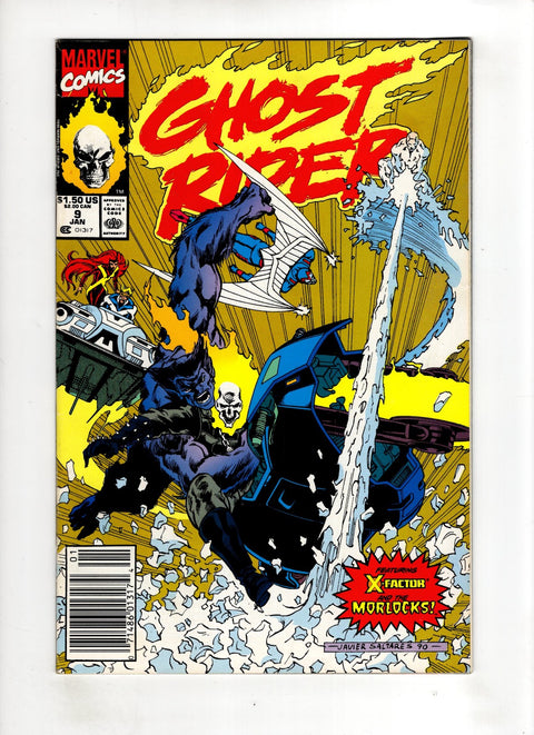 Ghost Rider, Vol. 2 #9 (1990) Newsstand Edition Newsstand Edition Buy & Sell Comics Online Comic Shop Toronto Canada