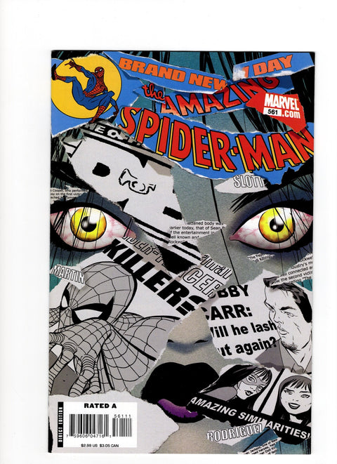 The Amazing Spider-Man, Vol. 2 #561 (Cvr A) (2008) Marcos Martín A Marcos Martín Buy & Sell Comics Online Comic Shop Toronto Canada