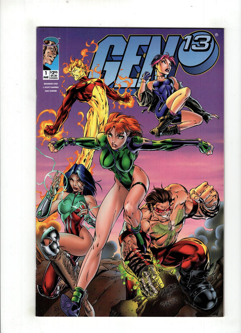 Gen 13, Vol. 2 #1 (Cvr A) (1995) J. Scott Campbell A J. Scott Campbell Buy & Sell Comics Online Comic Shop Toronto Canada