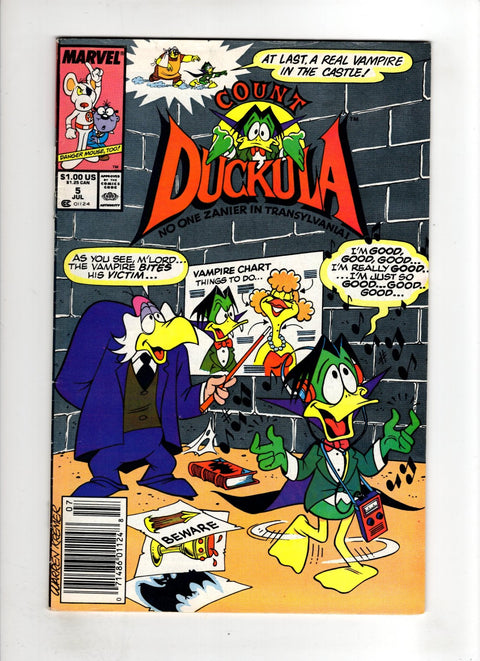 Count Duckula #5 (Cvr B) (1989) Newsstand Edition B Newsstand Edition Buy & Sell Comics Online Comic Shop Toronto Canada