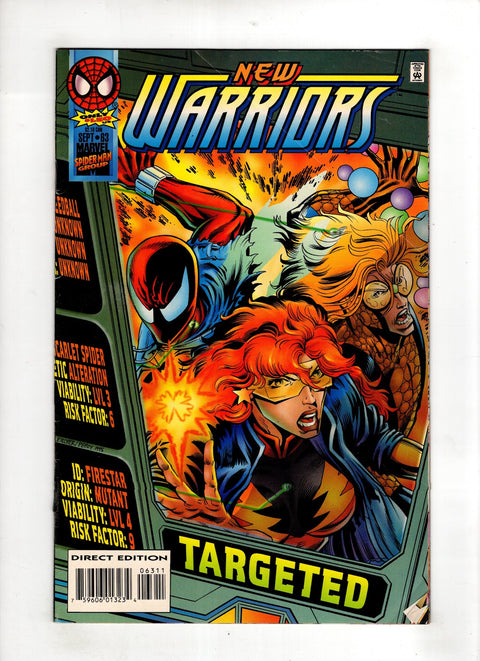 The New Warriors, Vol. 1 #63 (1995) Buy & Sell Comics Online Comic Shop Toronto Canada