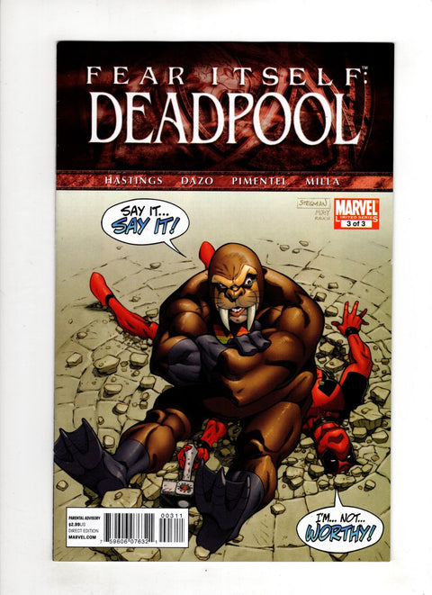 Fear Itself: Deadpool #3 (2011) Buy & Sell Comics Online Comic Shop Toronto Canada