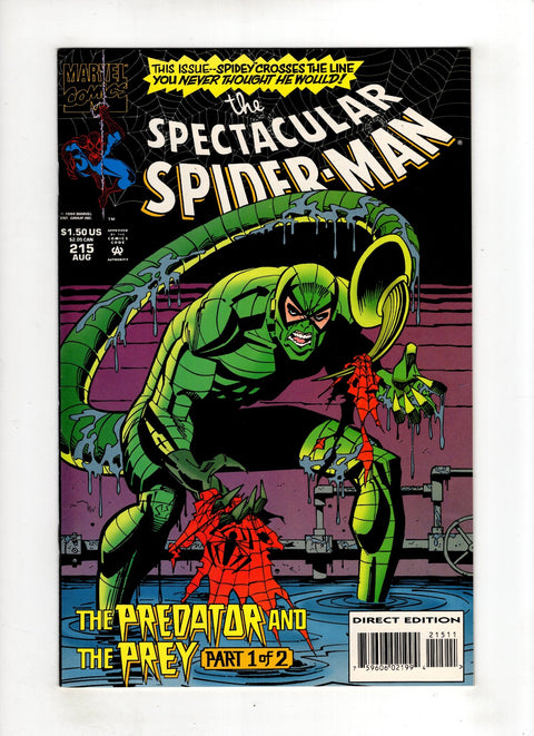 The Spectacular Spider-Man, Vol. 1 #215 (1994) Buy & Sell Comics Online Comic Shop Toronto Canada