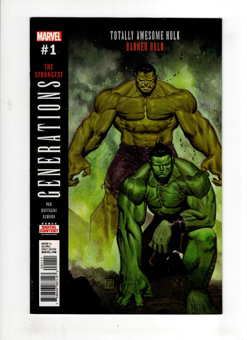 Generations: Banner Hulk & Totally Awesome Hulk #1 (2017) Buy & Sell Comics Online Comic Shop Toronto Canada
