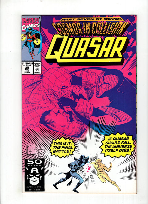 Quasar #25 (1991) Buy & Sell Comics Online Comic Shop Toronto Canada
