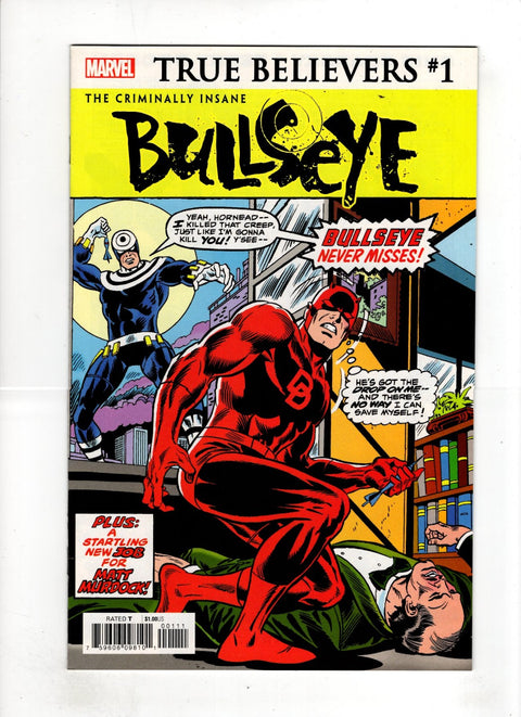 True Believers: Criminally Insane Bullseye #1 (2020) True Believers True Believers Buy & Sell Comics Online Comic Shop Toronto Canada