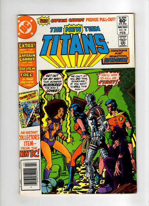 The New Teen Titans, Vol. 1 #16 (1981) Newsstand Edition Newsstand Edition Buy & Sell Comics Online Comic Shop Toronto Canada