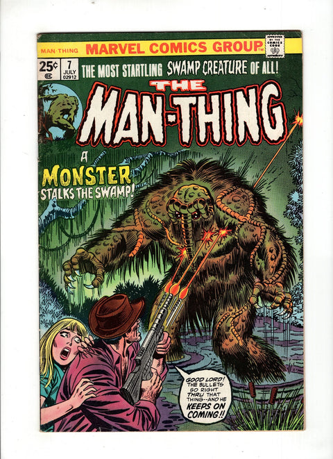 Man-Thing, Vol. 1 #7 (1974) Buy & Sell Comics Online Comic Shop Toronto Canada