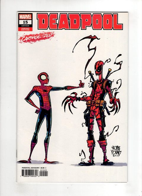 Deadpool, Vol. 6 #15 (Cvr B) (2019) Variant Skottie Young Carnage-Ized B Variant Skottie Young Carnage-Ized Buy & Sell Comics Online Comic Shop Toronto Canada