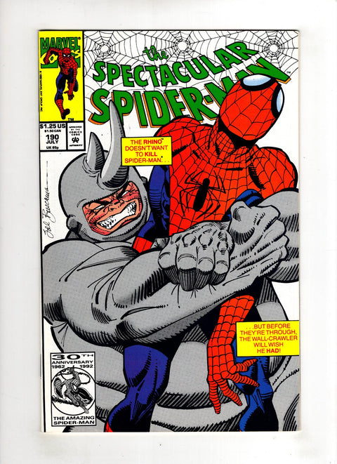 The Spectacular Spider-Man, Vol. 1 #190 (1992) Buy & Sell Comics Online Comic Shop Toronto Canada